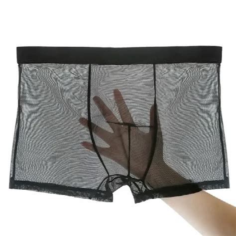 transparent luxury men's boxer shorts.